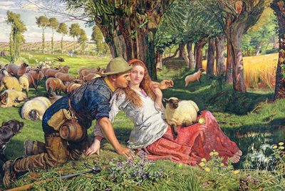 The Hireling Shepherd by William Holman Hunt